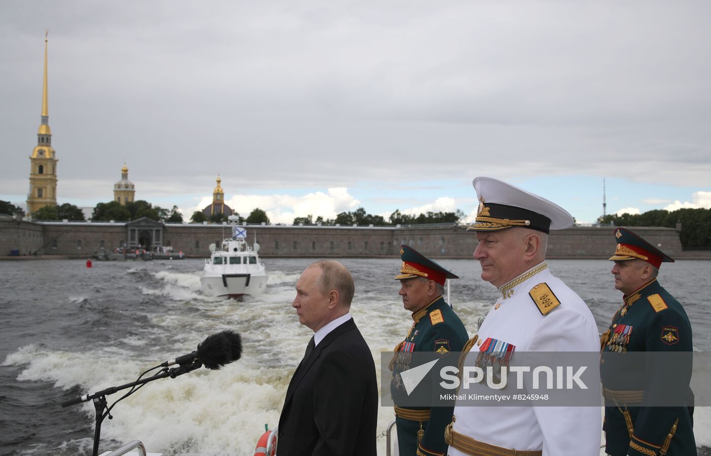 Russia Putin Navy Day