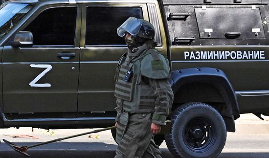 DPR Russia Ukraine Military Operation Demining
