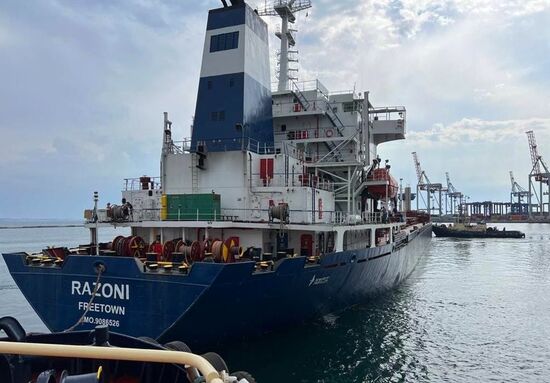 Ukraine Grain Deal First Shipment