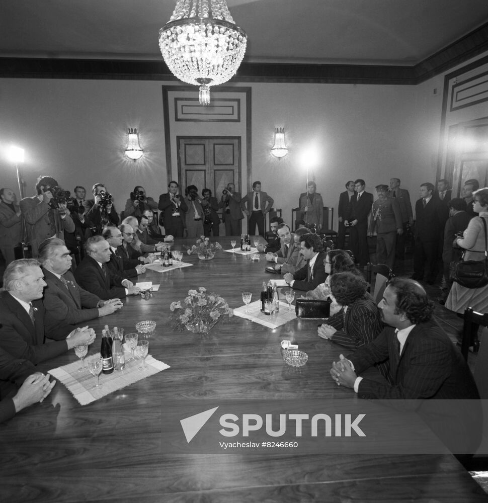 Delegation of People's Democratic Republic of Yemen visits USSR