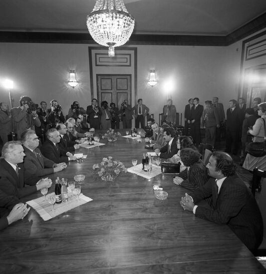 Delegation of People's Democratic Republic of Yemen visits USSR