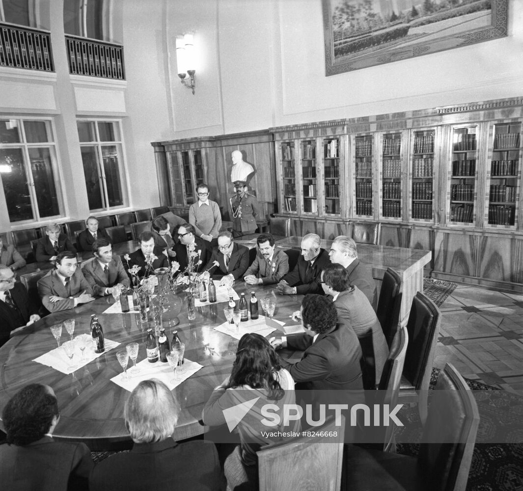 Delegation of People's Democratic Republic of Yemen visits USSR