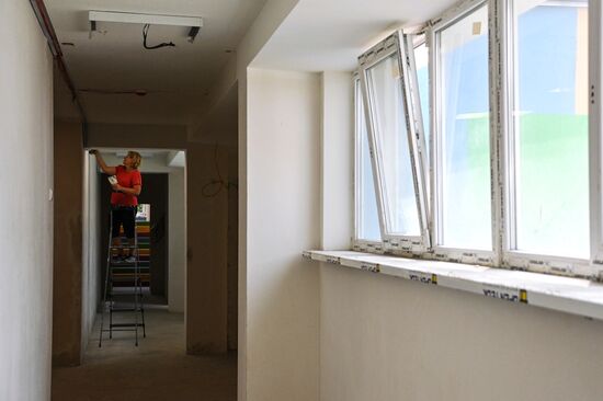 DPR Russia Ukraine Military Operation Kindergarten Restoration