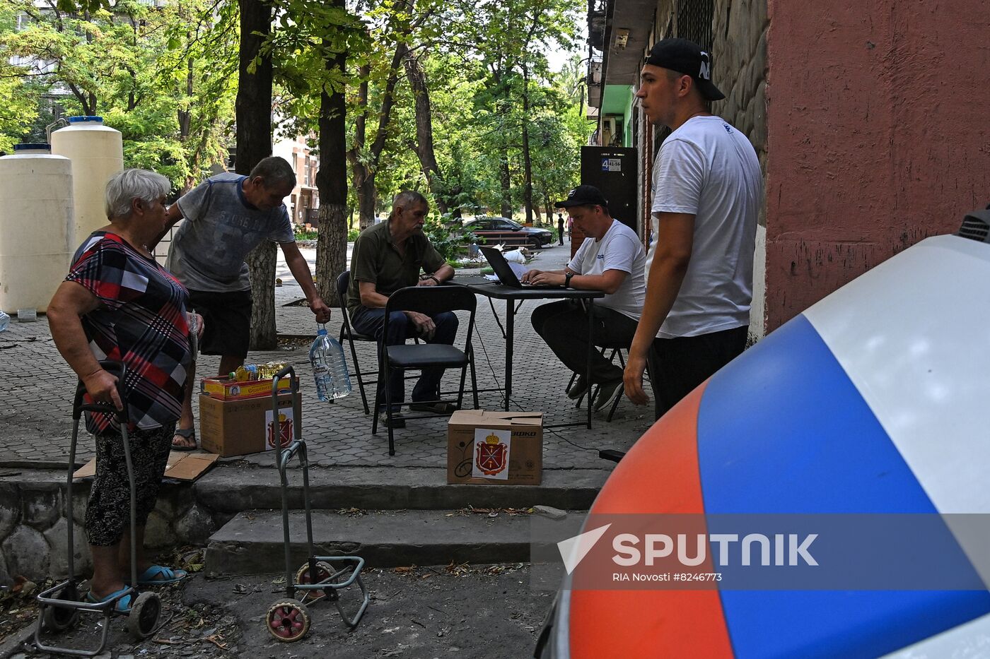 DPR Russia Ukraine Military Operation Humanitarian Aid