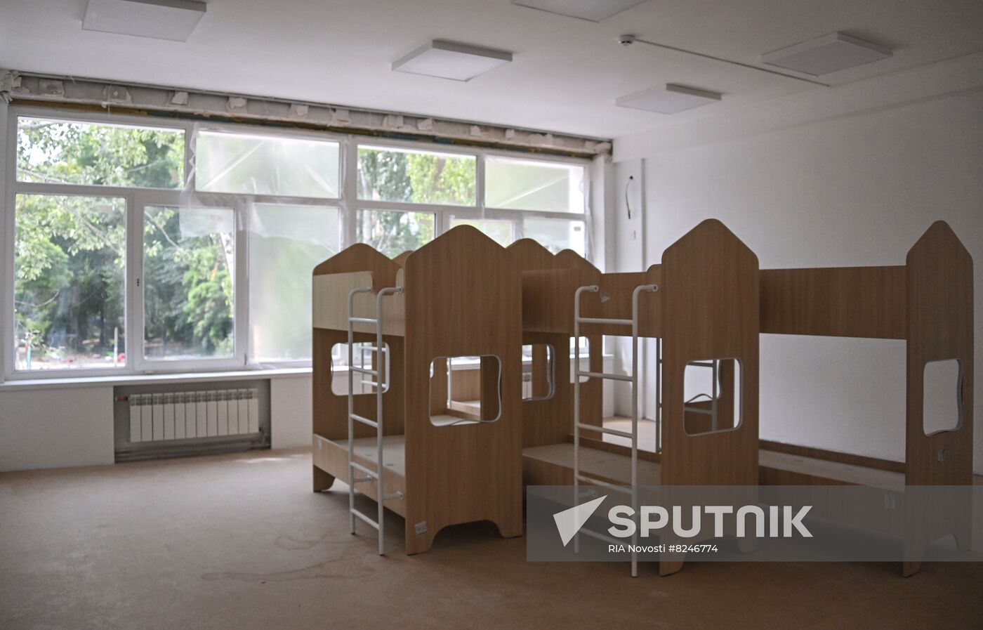 DPR Russia Ukraine Military Operation Kindergarten Restoration
