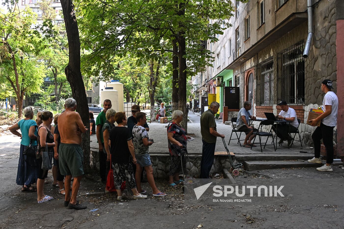 DPR Russia Ukraine Military Operation Humanitarian Aid