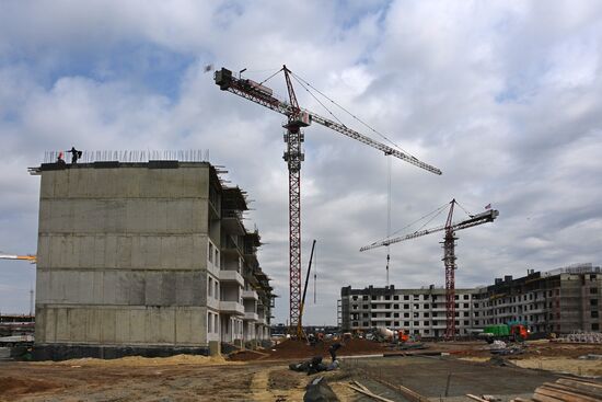 DPR Russia Ukraine Military Operation Residential Construction