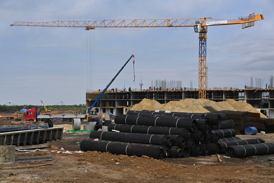 DPR Russia Ukraine Military Operation Residential Construction