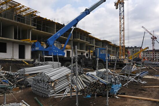 DPR Russia Ukraine Military Operation Residential Construction