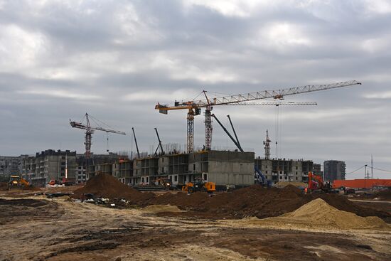 DPR Russia Ukraine Military Operation Residential Construction