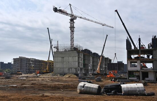 DPR Russia Ukraine Military Operation Residential Construction