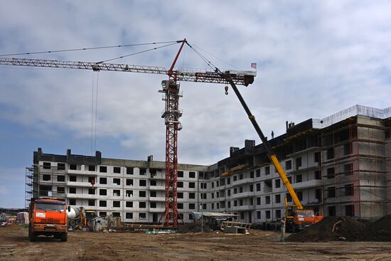 DPR Russia Ukraine Military Operation Residential Construction