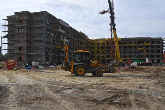 DPR Russia Ukraine Military Operation Residential Construction