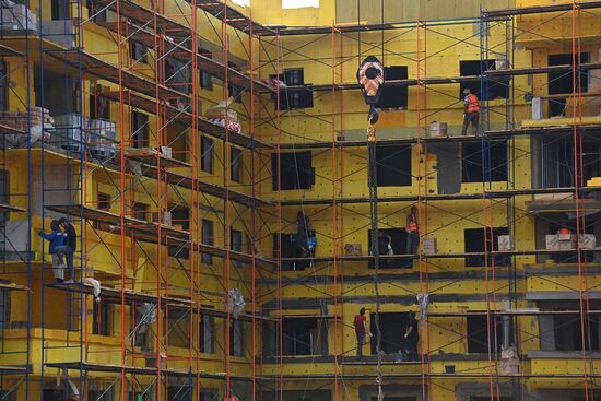 DPR Russia Ukraine Military Operation Residential Construction