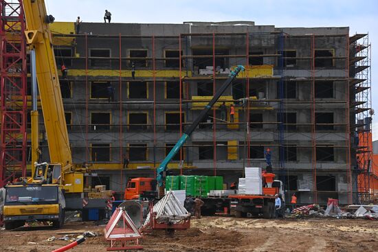 DPR Russia Ukraine Military Operation Residential Construction