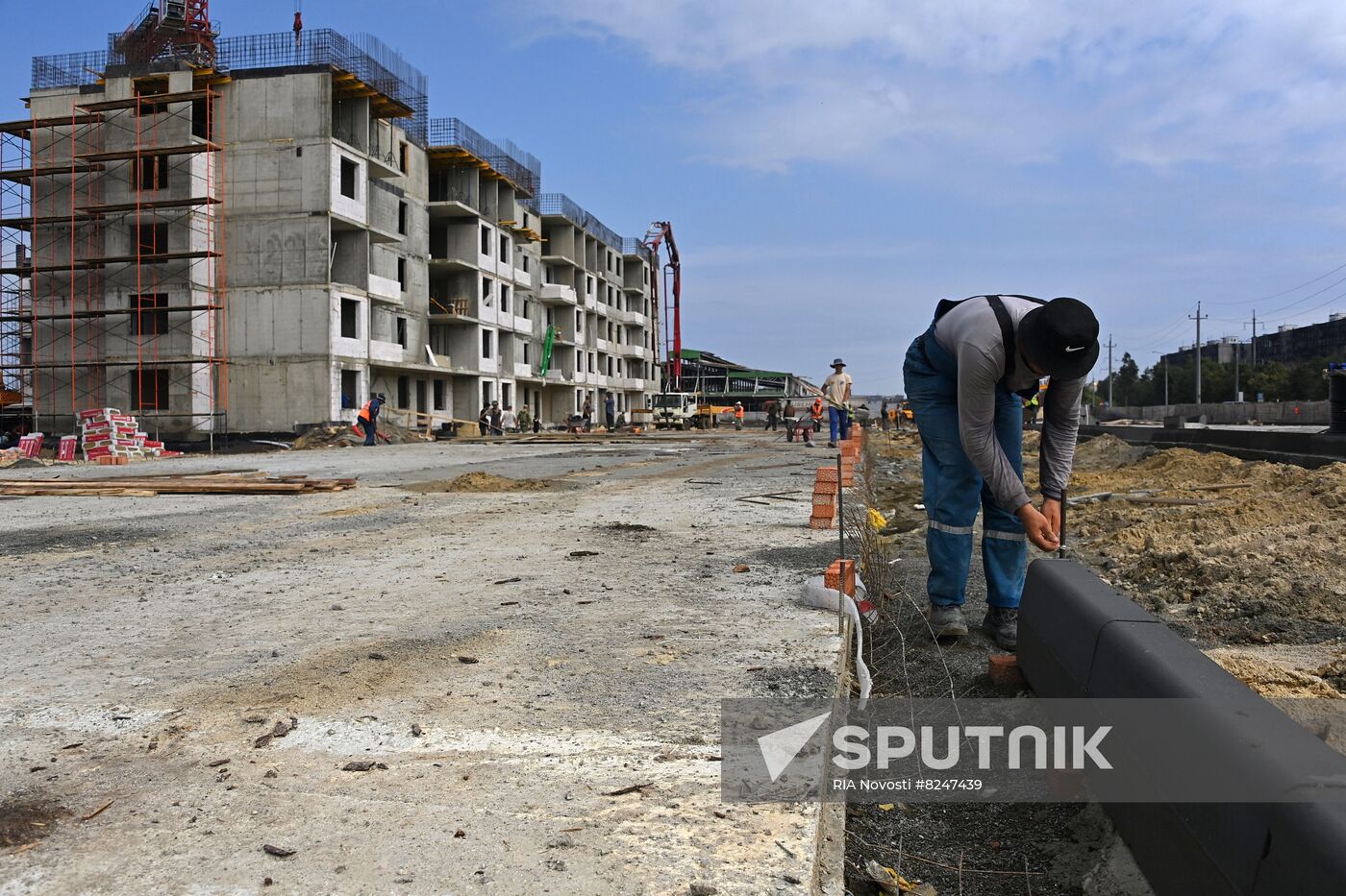 DPR Russia Ukraine Military Operation Residential Construction