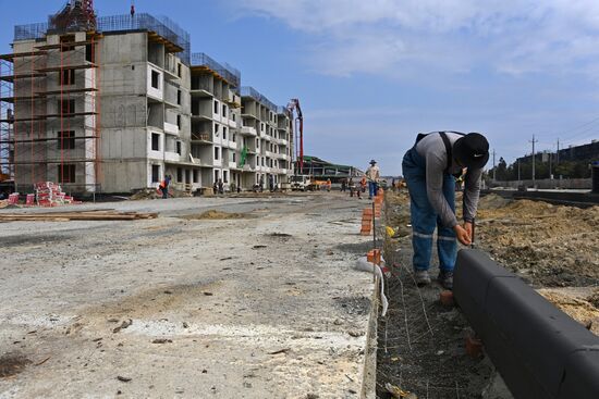 DPR Russia Ukraine Military Operation Residential Construction