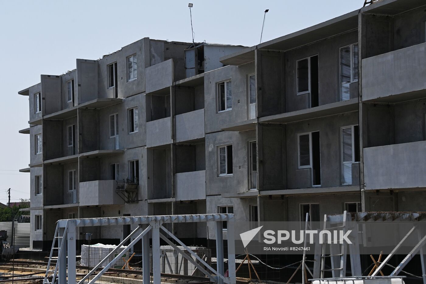 DPR Russia Ukraine Military Operation Residential Construction