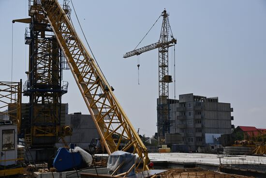 DPR Russia Ukraine Military Operation Residential Construction