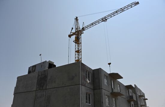 DPR Russia Ukraine Military Operation Residential Construction