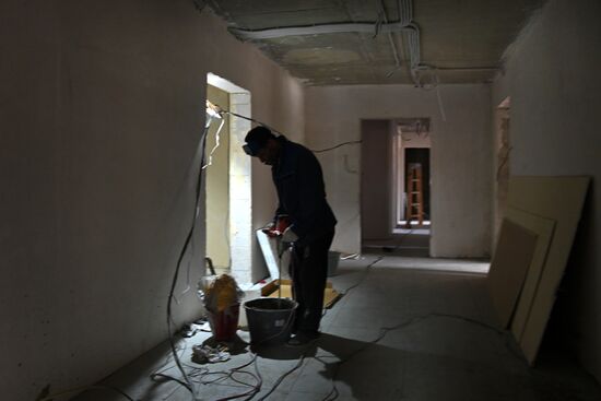 DPR Russia Ukraine Military Operation Residential Construction