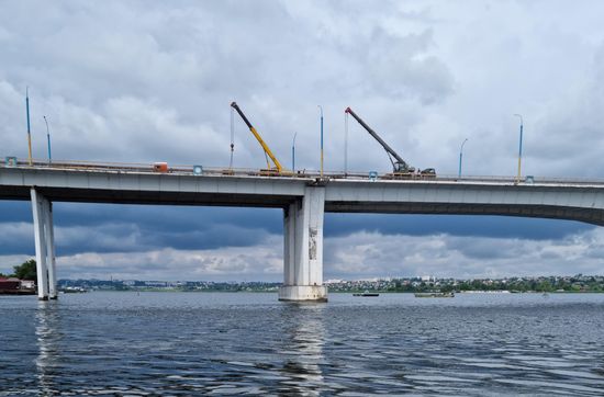 Ukraine Russia Military Operation Pontoon Ferry