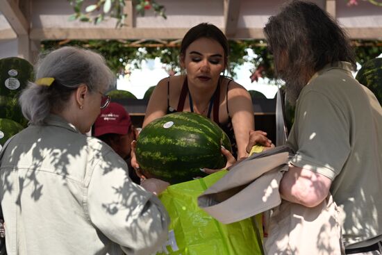 Russia Agriculture Watermelons Season