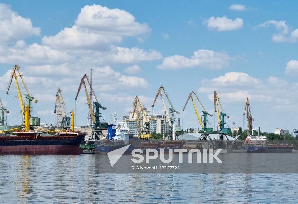 Ukraine Russia Military Operation Pontoon Ferry