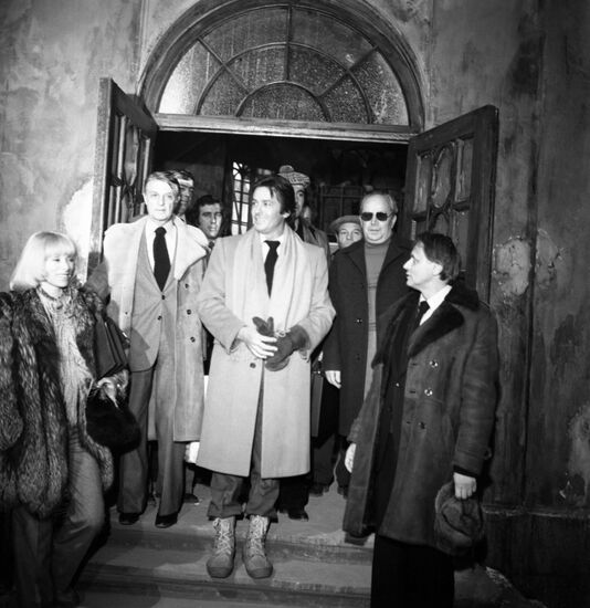 French actors visit Moscow