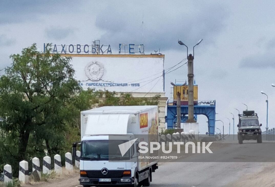Ukraine Russia Military Operation Pontoon Ferry