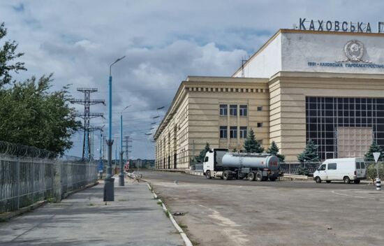 Ukraine Russia Military Operation Pontoon Ferry