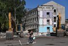 A view shows the restoration work at the Volnovakha district city hospital in the town of Volnovakha, controlled by pro-Russian troops, Donetsk People's Republic. Administrations of Russian regions help to restore social infrastructure facilities damaged by shelling in the course of Russia's military operation in Ukraine. Location: Donetsk People's Republic, Volnovakha. Author: RIA Novosti/Sputnik. DPR Russia Ukraine Military Operation Restoration Work