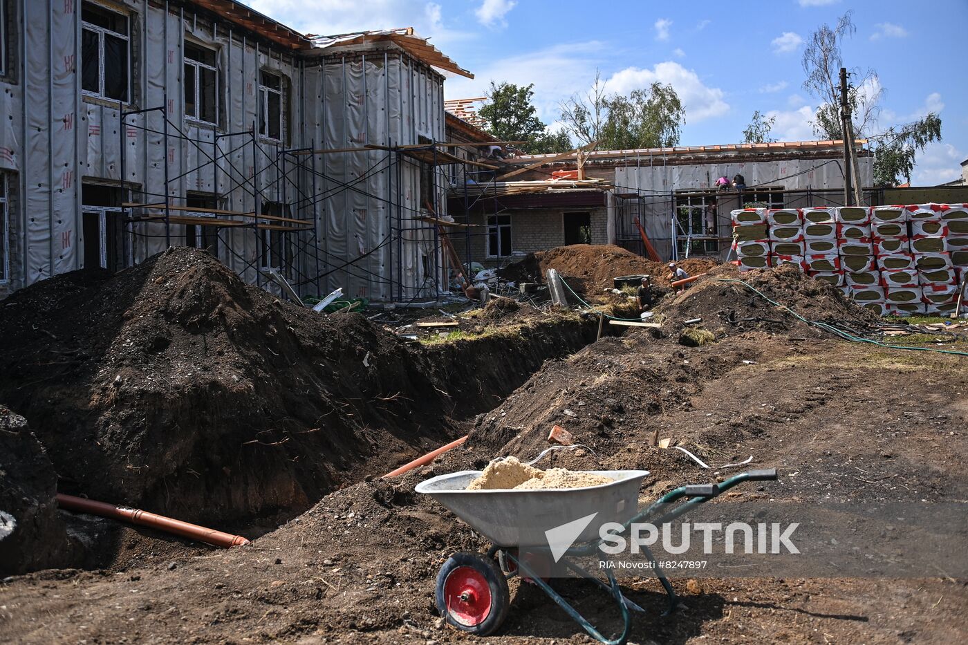DPR Russia Ukraine Military Operation Restoration Work