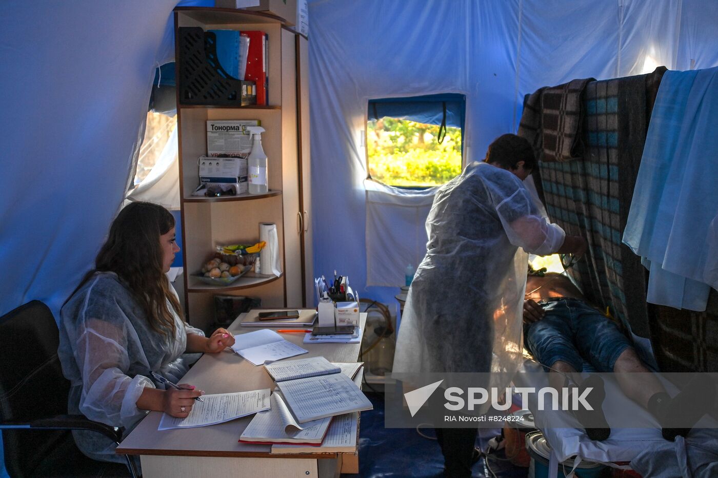 DPR Russia Ukraine Military Operation Field Hospital