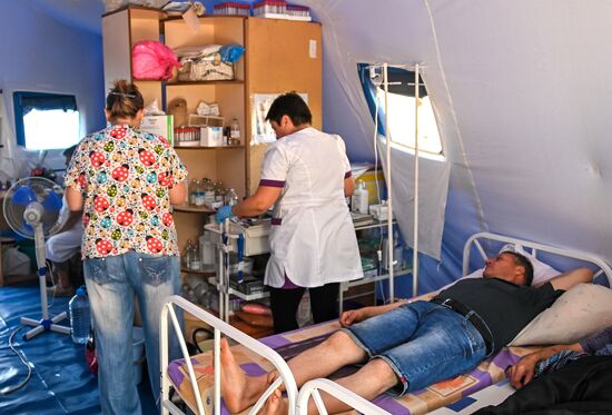 DPR Russia Ukraine Military Operation Field Hospital