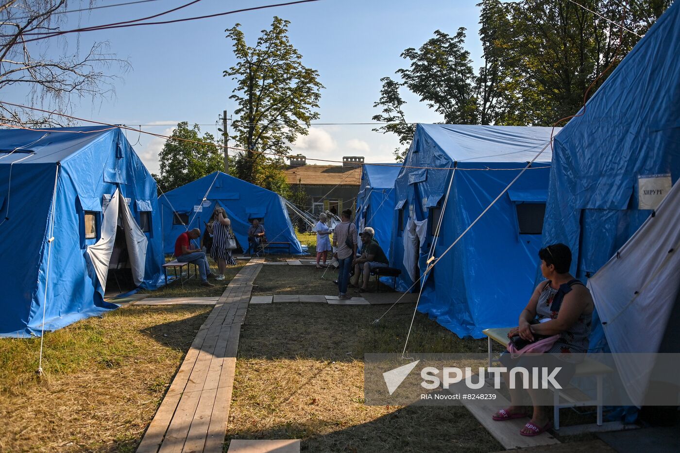 DPR Russia Ukraine Military Operation Field Hospital
