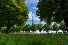 A view shows the monument to the Liberators of Soviet Latvia and Riga from the German Fascist Invaders at Victory Park in Riga, Latvia. The Soviet World War II monument in the capital of Latvia will be dismantled and its parts recycled, Mayor of Riga Martins Stakis said on August 3. Location: Latvia, Riga. Author: Stringer/Sputnik. Latvia WWII Soviet Monument Demolition
