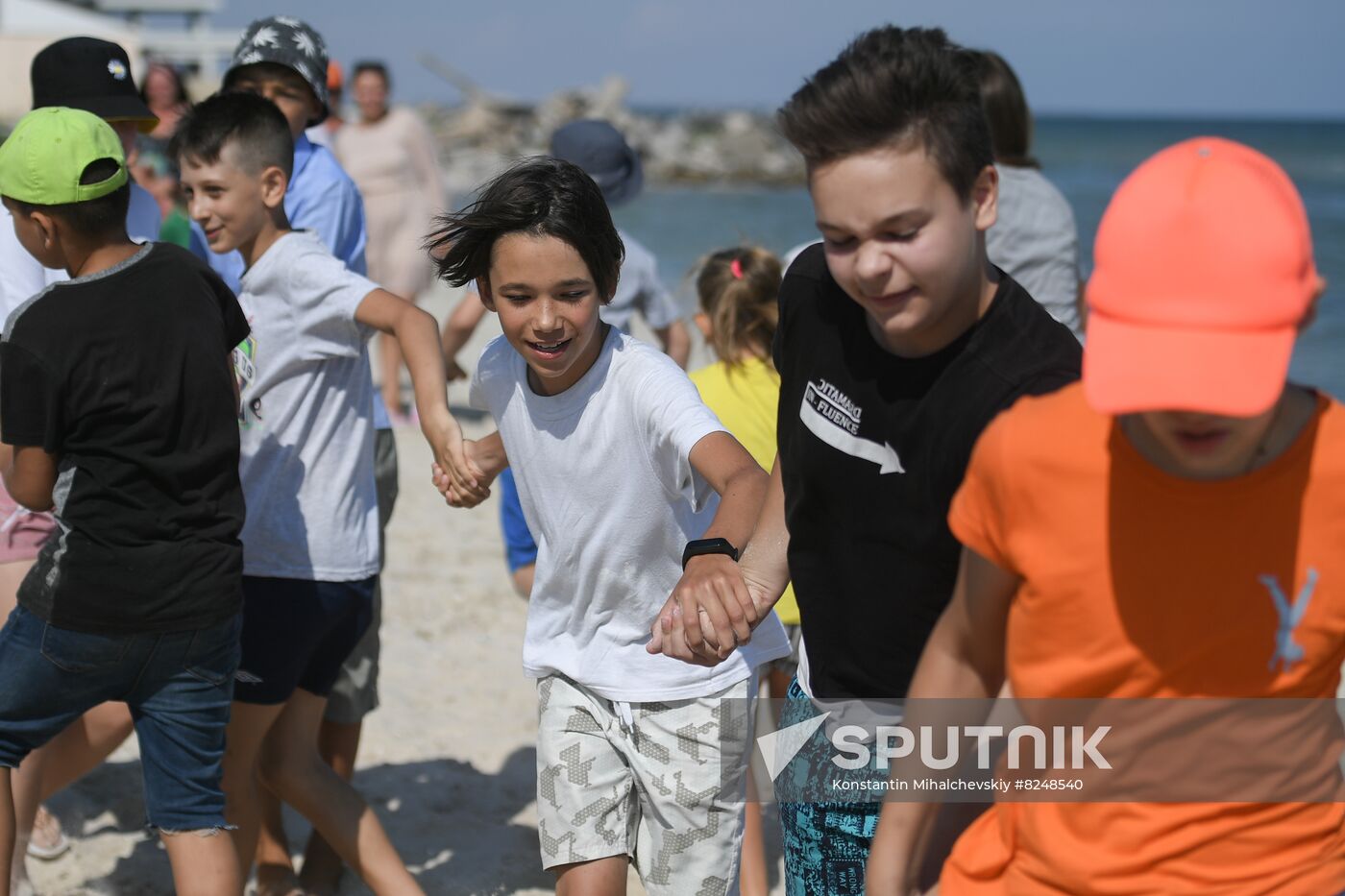 Ukraine Russia Military Operation Kids Camp
