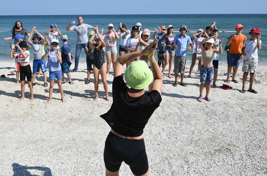 Ukraine Russia Military Operation Kids Camp