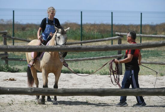 Ukraine Russia Military Operation Kids Camp