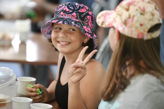 Ukraine Russia Military Operation Kids Camp