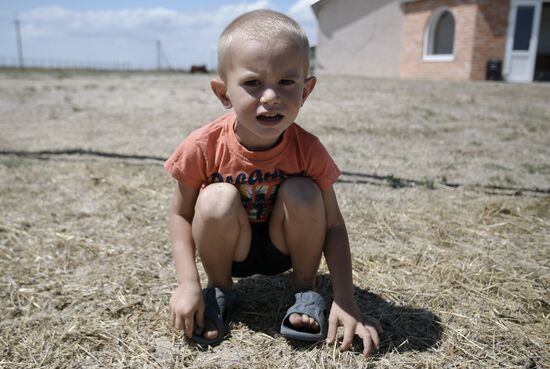 Ukraine Russia Military Operation Kids Camp