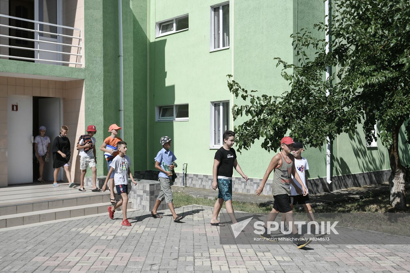 Ukraine Russia Military Operation Kids Camp