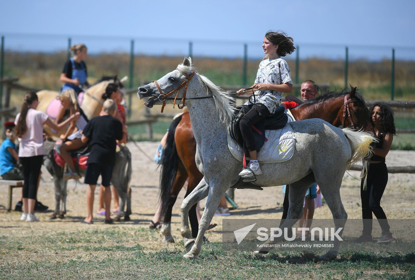 Ukraine Russia Military Operation Kids Camp