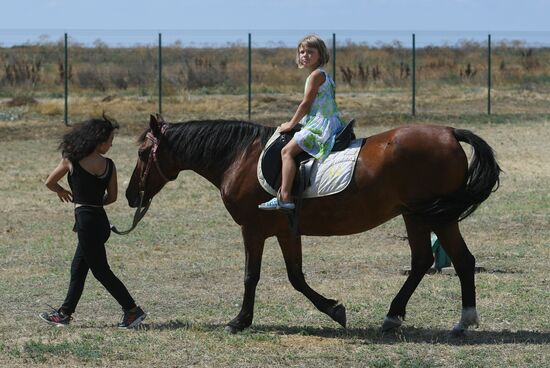 Ukraine Russia Military Operation Kids Camp