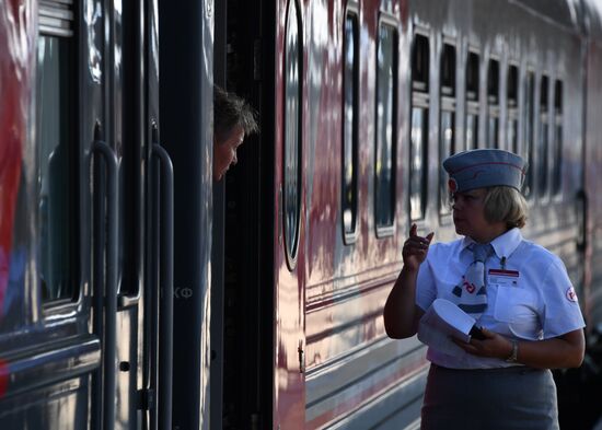 Russia Belarus Tourist Train
