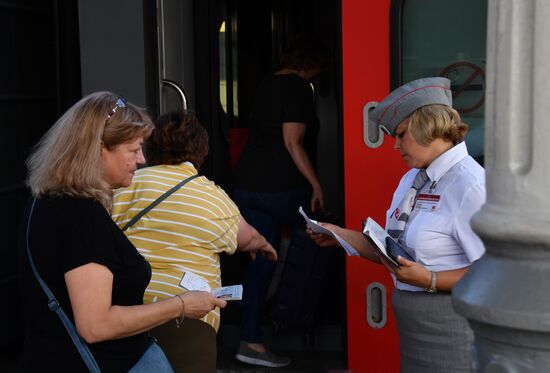 Russia Belarus Tourist Train