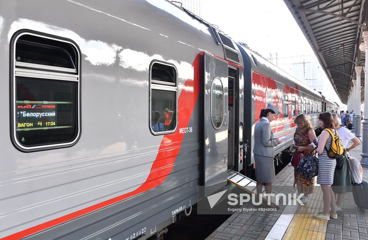 Russia Belarus Tourist Train