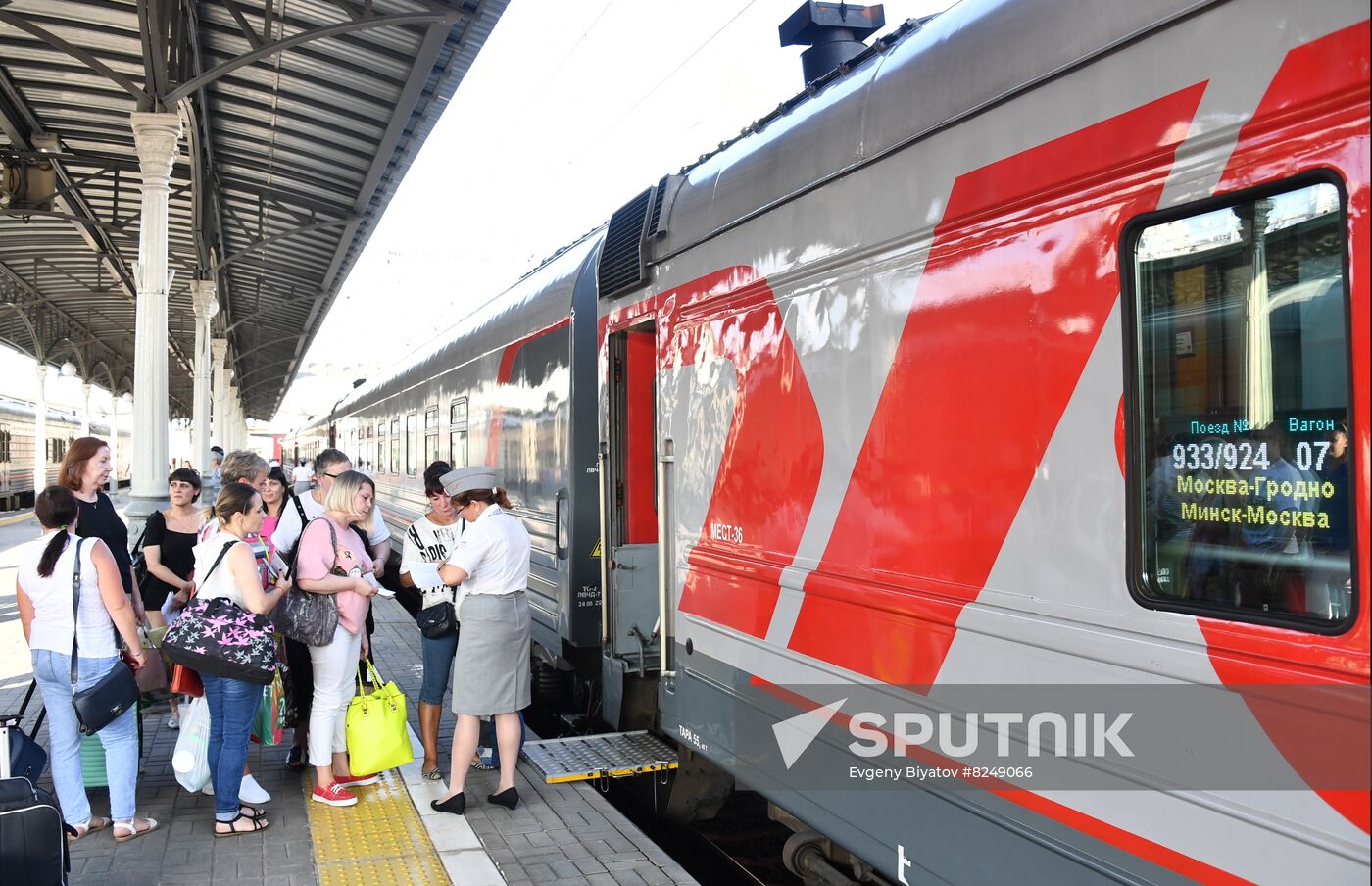 Russia Belarus Tourist Train