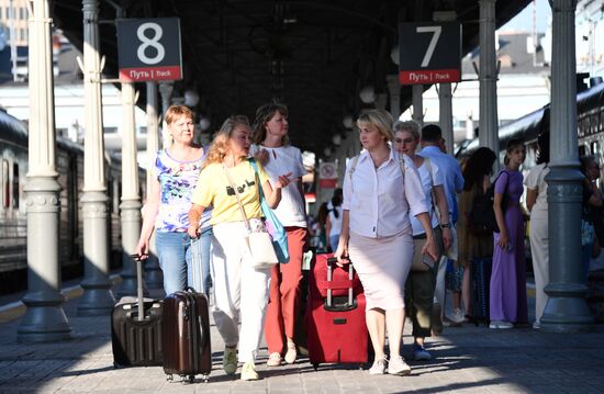 Russia Belarus Tourist Train